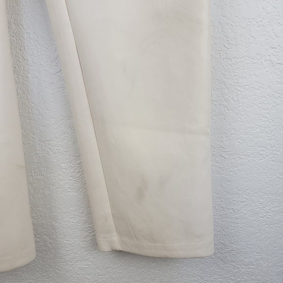Aritzia Wilfred The Melina Super High-Rise Vegan Leather Pant White Cream 8 - Picture 12 of 16